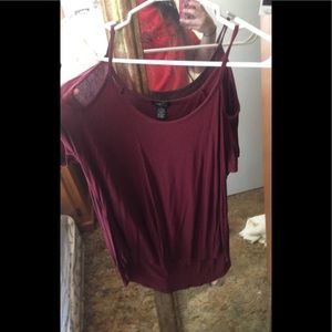 Cold shoulder top